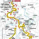 Streckenverlauf Paris - Roubaix 2009
