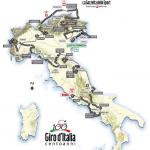 Streckenverlauf Giro dItalia 2009