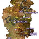 Karte der Burgos-Rundfahrt