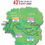 Streckenverlauf Tour du Limousin 2009
