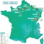 Streckenverlauf Tour de l`Avenir 2009