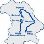 Streckenverlauf Bayern-Rundfahrt 2010