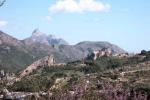 Klare Sicht auf der Knigsetappe  Felsenburg Guadalest