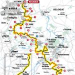 Streckenverlauf Paris - Roubaix 2010