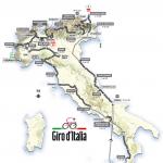 Streckenverlauf Giro dItalia 2011