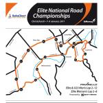 Hhenprofil & Streckenverlauf Nationale Meisterschaften 2010: Neuseeland - Straenrennen, Rundkurs ab Runde 2