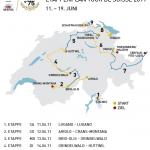 Streckenverlauf Tour de Suisse 2011