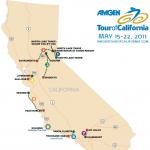 Streckenverlauf der Tour of California