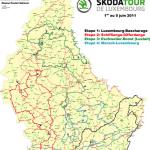 Streckenverlauf Skoda-Tour de Luxembourg 2011