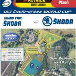 Streckenkarte Radcross-Weltcup Plzen