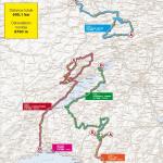 Streckenverlauf Tour de Romandie 2012