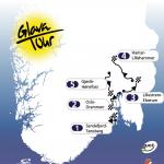 Streckenverlauf Glava Tour of Norway 2012
