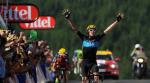 Christopher Froome gewinnt die erste Bergankunft der Tour de France 2012 in La Planche des Belles Filles (Foto: letour.fr)