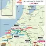 Streckenverlauf Eneco Tour 2012