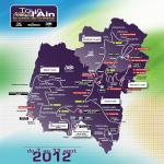 Streckenverlauf Tour de lAin - La route du progrs 2012
