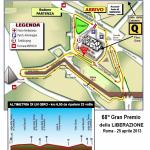 Hhenprofil & Streckenverlauf Gran Premio della Liberazione 2013