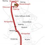 Streckenverlauf Sparkassen Giro 2013
