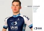 Kristof Goddaert - Autogrammkarte des Teams IAM-Cycling von 2013