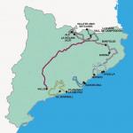 Streckenverlauf Volta Ciclista a Catalunya 2014