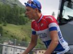 Niki Terpstra im Trikot des Niederlndischen Meisters bei der Tour de Suisse 2013