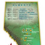 Streckenverlauf Tour of Alberta 2014