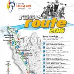 Streckenverlauf Le Tour de Langkawi 2016