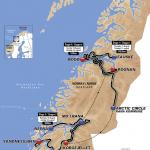 Streckenverlauf Arctic Race of Norway 2016