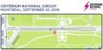 Streckenverlauf Critrium National Montral 2016