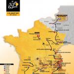Prsentation Tour de France 2017: Streckenkarte