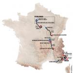 Prsentation Paris-Nizza 2017: Streckenkarte