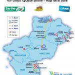 Streckenverlauf Circuit Cycliste Sarthe - Pays de la Loire 2017