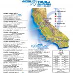 Streckenverlauf Amgen Tour of California Womens Race 2017