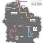 Streckenverlauf 4 Jours de Dunkerque / Tour du Nord-Pas-de-Calais 2017