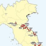 Streckenverlauf Giro Ciclistico dItalia 2017