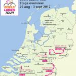 Streckenverlauf Boels Rental Ladies Tour 2017