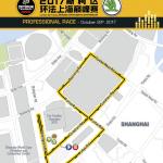 Streckenverlauf Tour de France Shanghai Criterium 2017