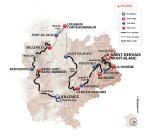 Streckenpräsentation Critérium du Dauphiné 2018: Streckenkarte