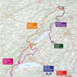 Streckenverlauf Tour de Romandie 2018