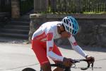 Der kolumbianische Zeitfahrmeister Egan Bernal auf dem Weg zum Sieg beim Bergzeitfahren der Tour de Romandie
