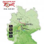 Streckenpräsentation der Deutschland Tour 2019: Karte aller Etappen