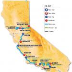 Streckenverlauf Amgen Tour of California 2019