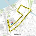 Streckenverlauf Tour de France Shanghai Criterium 2019