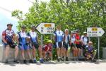 Wohin fhrt der Weg? Erichs Fitnessgruppe oben auf dem Coll de Moros