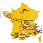 Streckenverlauf der Tour de France 2008