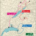 Streckenverlauf Tour de Romandie 2008