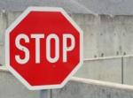  Stopschild miachtet (Symbolbild) 