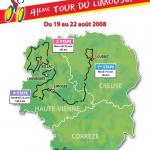 Streckenverlauf Tour du Limousin 2008