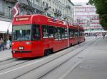  Basel: Velolenkerin wurde heute nachmittag von einem Tramzug erfat (Archivbild Straenbahn; Polizeiberichte Kapo Basel-Stadt) 