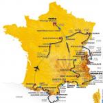 Der Streckenverlauf der Tour de France 2009