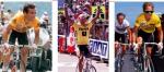 Der letzte franzsische Toursieger, der Verlierer und der Gewinner der knappsten Tour: Bernard Hinault, Laurent Fignon und Greg LeMond